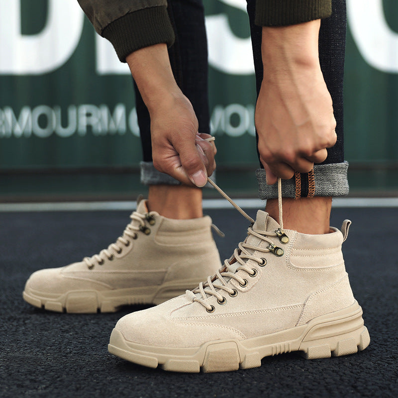 Men's Winter High-Top Martin Boots - Trendy Leather Shoes