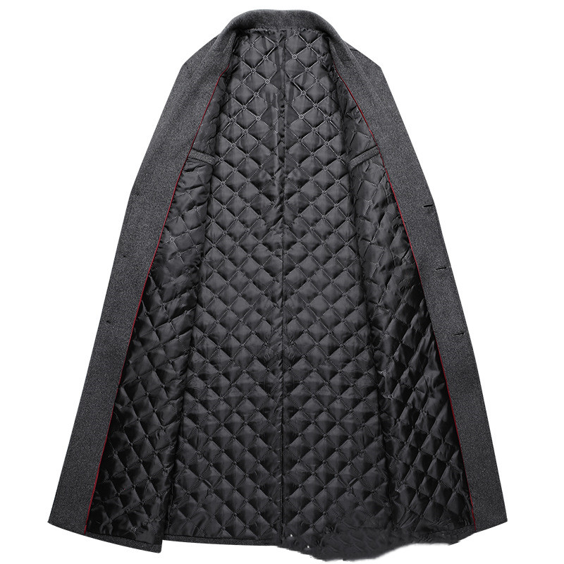 Chaqueta de algodón acolchada, estilo ejecutivo informal