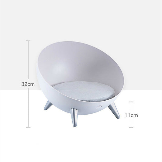 Half-Dome Pet Bed for Cats and Dogs - Seasonal Use