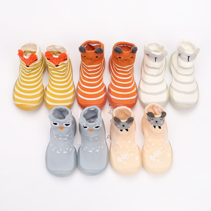 Cartoon Non-Slip Baby Socks for Boys and Girls