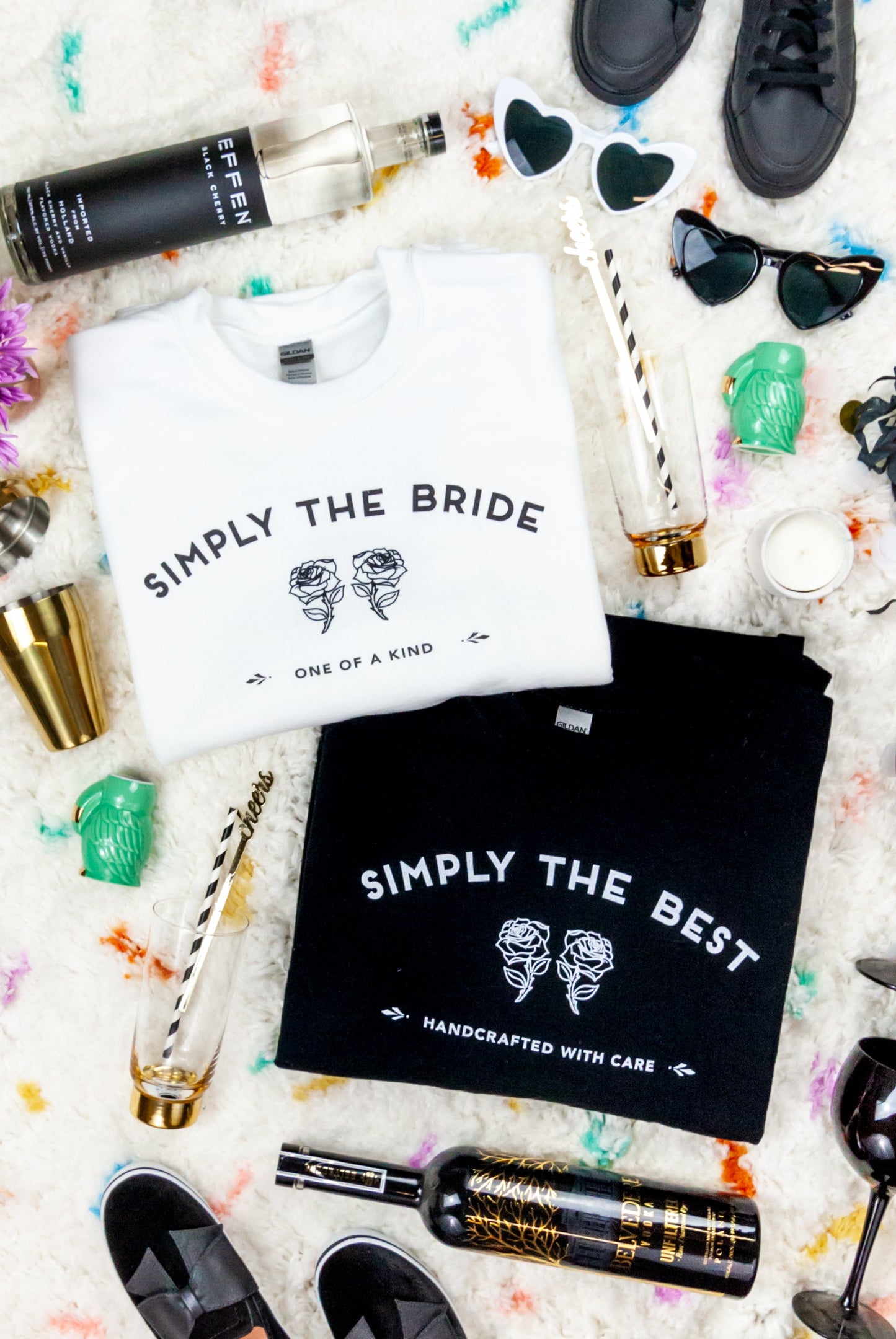 Simplemente la Novia | Simplemente la Mejor - Sudaderas para Despedida de Soltera
