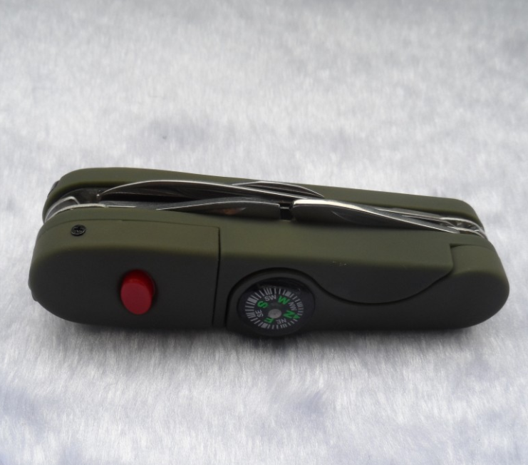 Outdoor Green Multi-Function Swiss Army Knife