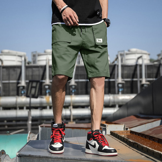 Men's Cargo Shorts 2023 Streetwear in Army Green