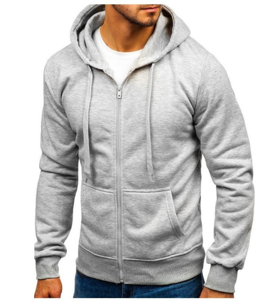 Men's Fashion Hoodie - Simple Basic Style Cardigan