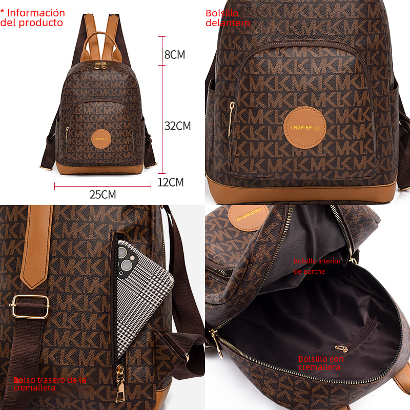 2023 New Korean Style Women's Backpack - Large Capacity