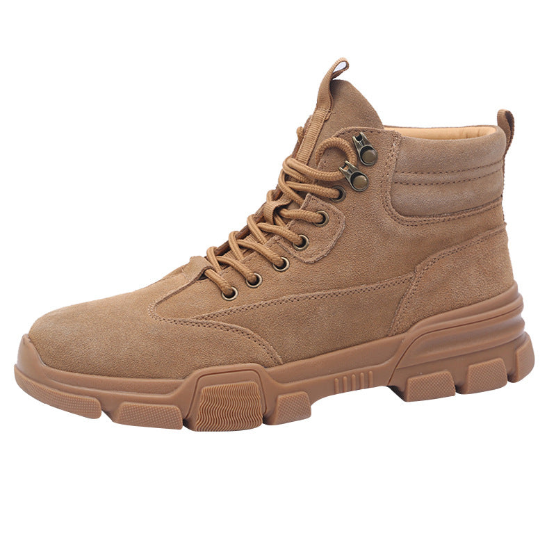 Men's Winter High-Top Martin Boots - Trendy Leather Shoes