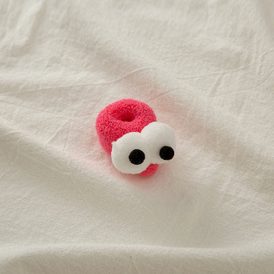 Cute Big Eyes Hair Scrunchie in Candy Colors
